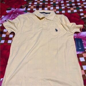 U.S. Polo Assn. Men's Light Yellow Polo Shirt